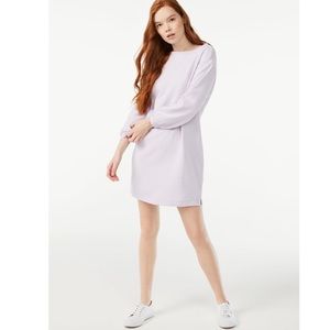 Free Assembly Drop Shoulder Sweatshirt Dress, size Small